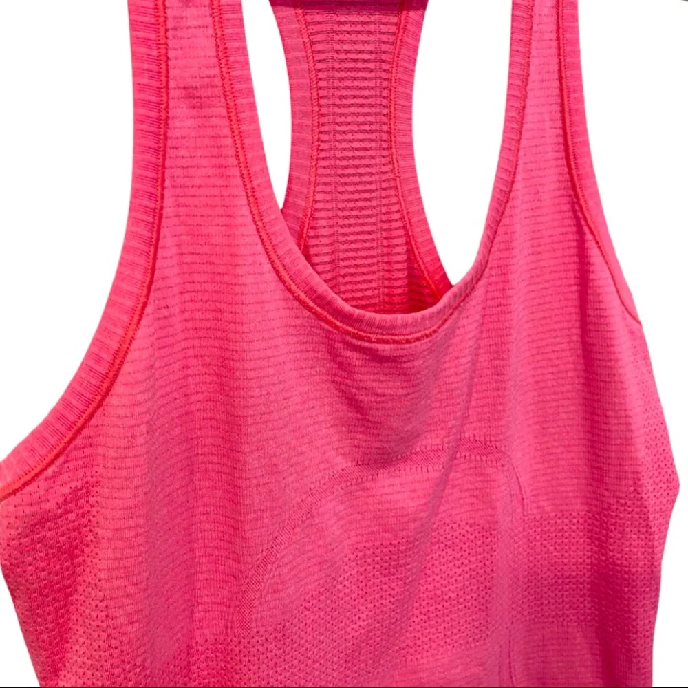 Lululemon Swiftly Tech Racerback Heathered Neon Pink